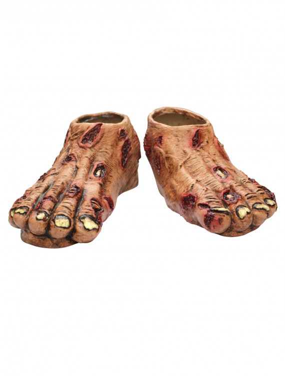Adult Zombie Feet Flesh, halloween costume (Adult Zombie Feet Flesh)