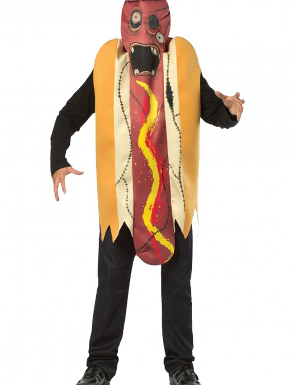 Adult Zombie Hot Dog Costume, halloween costume (Adult Zombie Hot Dog Costume)