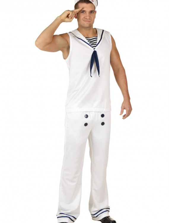 All Hands on Deck White Costume, halloween costume (All Hands on Deck White Costume)