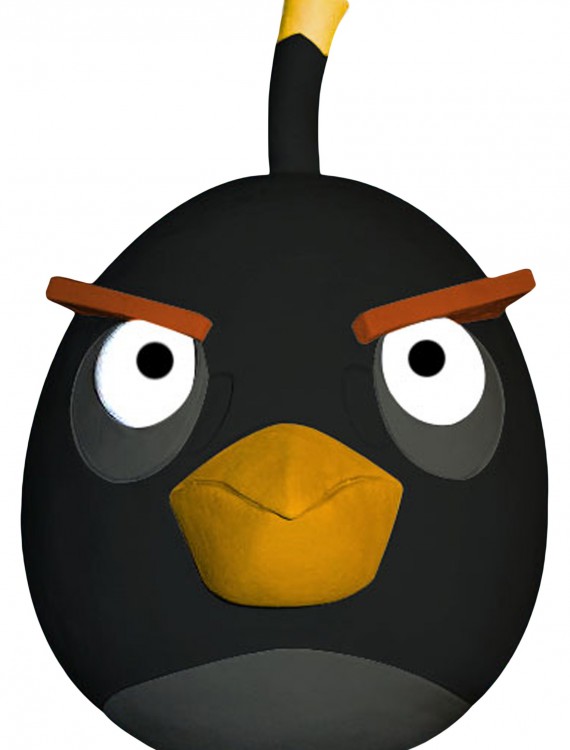 Angry Birds Black Bird Mask, halloween costume (Angry Birds Black Bird Mask)
