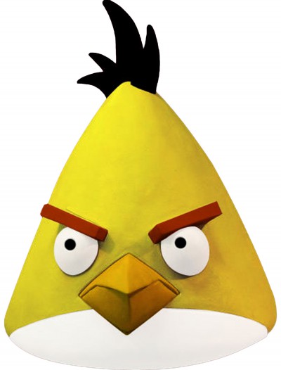 Angry Birds Yellow Bird Mask, halloween costume (Angry Birds Yellow Bird Mask)