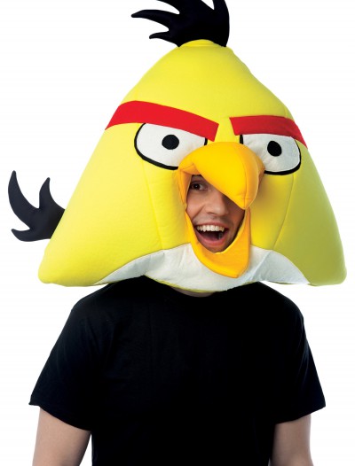 Angry Birds Yellow Fabric Mask, halloween costume (Angry Birds Yellow Fabric Mask)