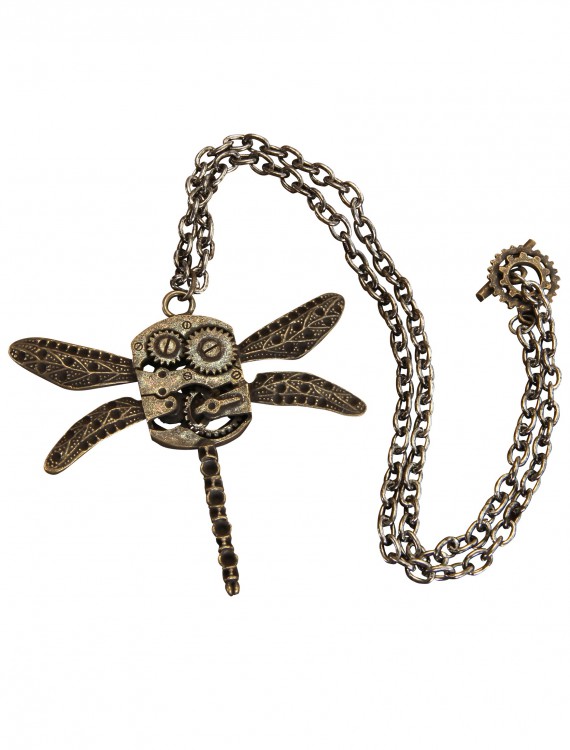 Antique Dragonfly Necklace, halloween costume (Antique Dragonfly Necklace)