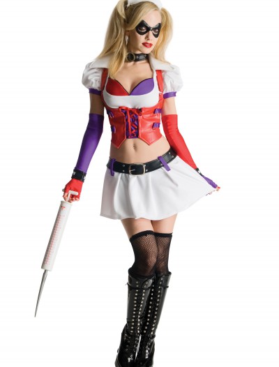 Arkham Asylum Harley Quinn Costume, halloween costume (Arkham Asylum Harley Quinn Costume)