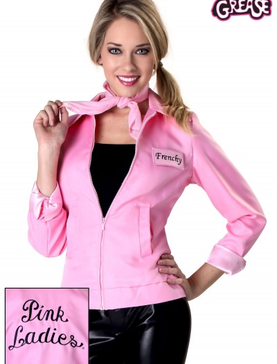 Authentic Grease Plus Size Pink Ladies Jacket, halloween costume (Authentic Grease Plus Size Pink Ladies Jacket)
