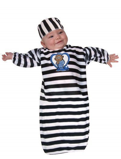 Baby Convict Bunting, halloween costume (Baby Convict Bunting)