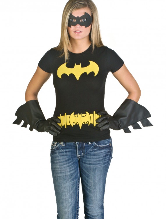 Batgirl Costume T-Shirt, halloween costume (Batgirl Costume T-Shirt)