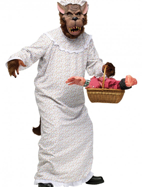 Big Bad Granny Wolf Costume, halloween costume (Big Bad Granny Wolf Costume)