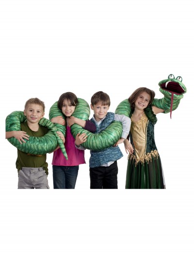 Big Green Snake Arm Puppet, halloween costume (Big Green Snake Arm Puppet)