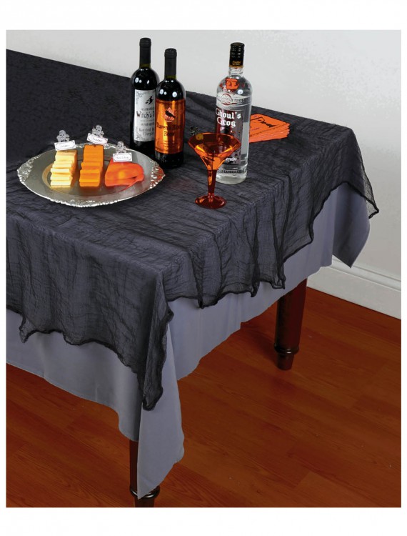 Black Cheesecloth Tablecloth, halloween costume (Black Cheesecloth Tablecloth)