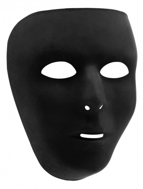 Black Full Face Mask, halloween costume (Black Full Face Mask)