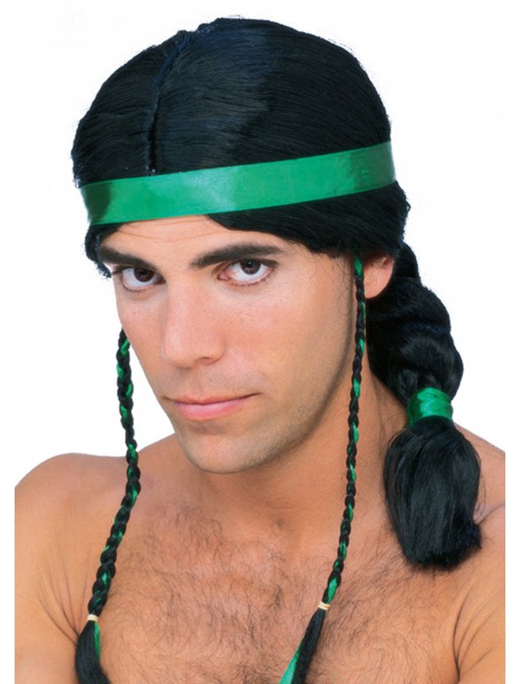 Black Indian Wig, halloween costume (Black Indian Wig)