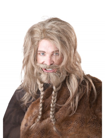 Blonde Viking Wig, Beard and Mustache, halloween costume (Blonde Viking Wig, Beard and Mustache)