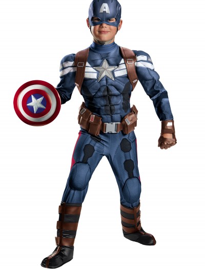 Boys Stealth Captain America Movie 2 Prestige Costume, halloween costume (Boys Stealth Captain America Movie 2 Prestige Costume)