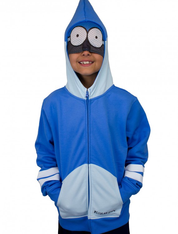 Boys Regular Show Mordecai Costume Hoodie, halloween costume (Boys Regular Show Mordecai Costume Hoodie)