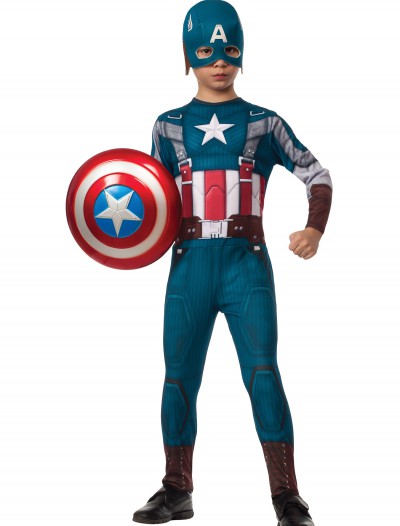 Boys Retro Captain America Costume, halloween costume (Boys Retro Captain America Costume)