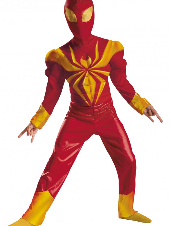 Boys Ultimate Iron Spider-Man Classic Muscle Costume, halloween costume (Boys Ultimate Iron Spider-Man Classic Muscle Costume)