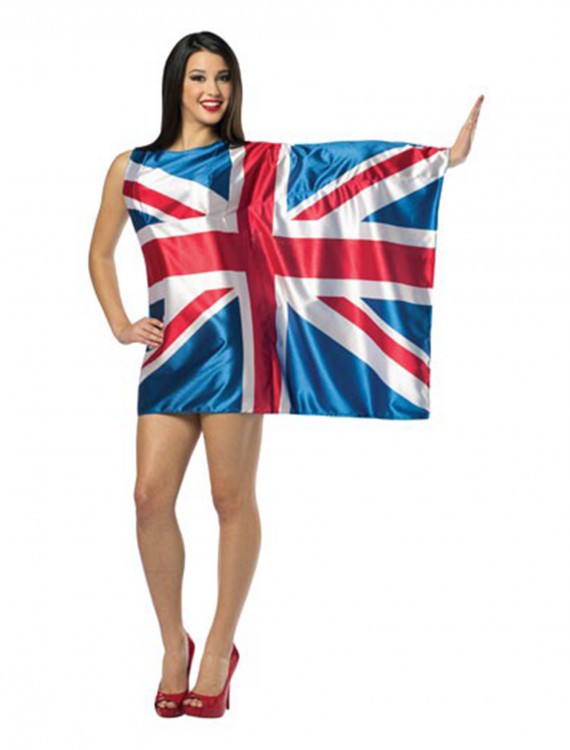 British Flag Dress, halloween costume (British Flag Dress)