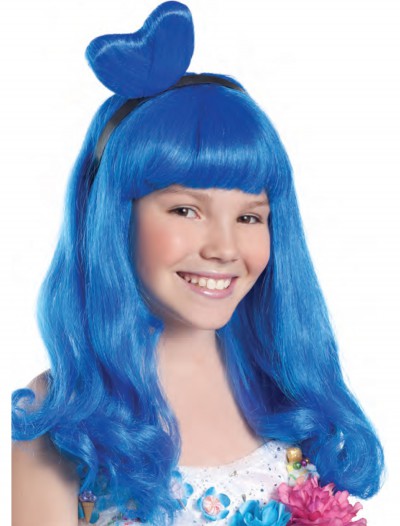 California Blue Candy Girl Child Wig, halloween costume (California Blue Candy Girl Child Wig)