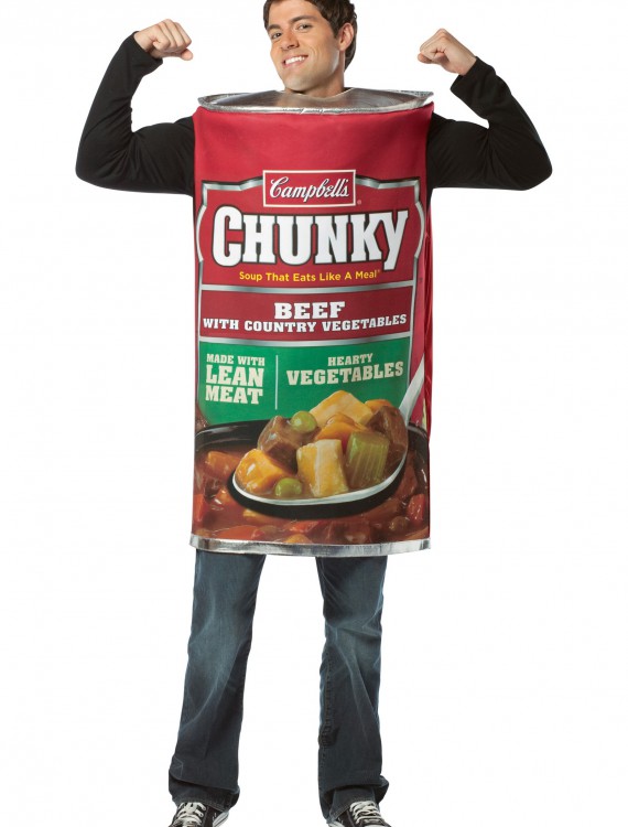 Campbells Chunk Beef Soup Costume, halloween costume (Campbells Chunk Beef Soup Costume)