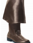 Caribbean Brown Pirate Boots, halloween costume (Caribbean Brown Pirate Boots)