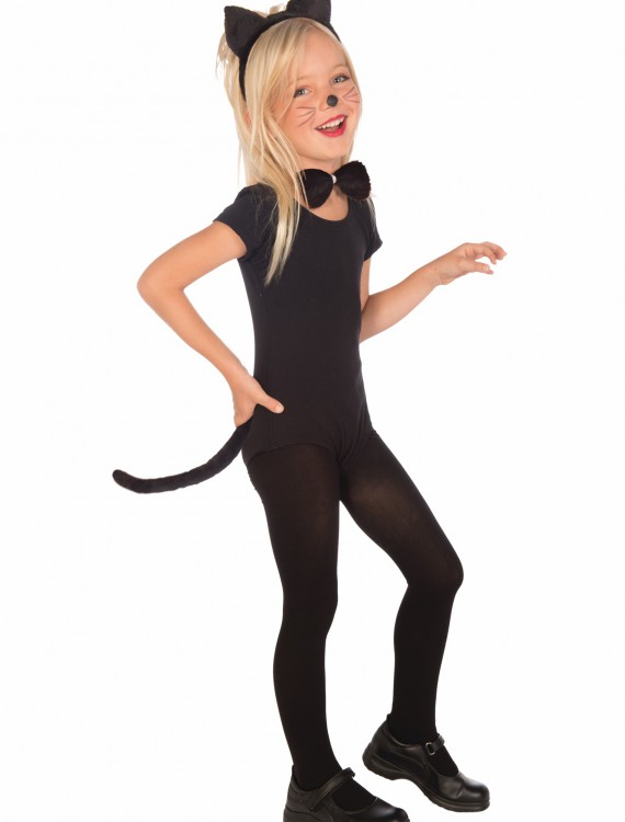 Child Black Cat Kit, halloween costume (Child Black Cat Kit)