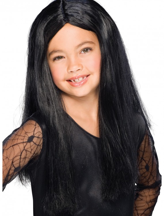 Child Black Witch Wig, halloween costume (Child Black Witch Wig)