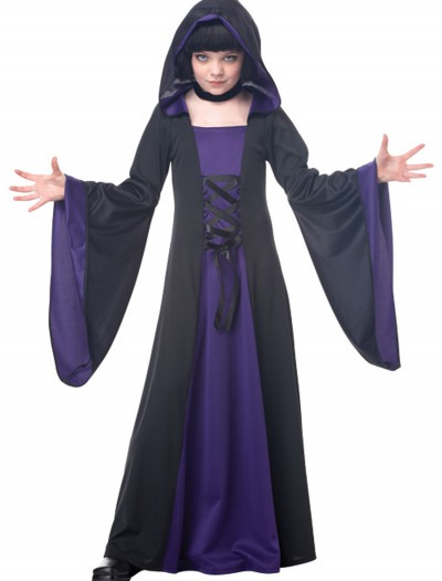 Child Purple Hooded Robe, halloween costume (Child Purple Hooded Robe)