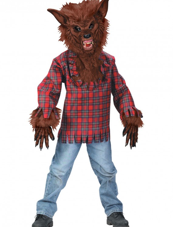 Child Brown Werewolf Costume, halloween costume (Child Brown Werewolf Costume)