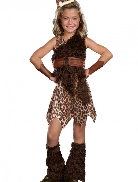 Child Cave Girl Cutie Costume, halloween costume (Child Cave Girl Cutie Costume)