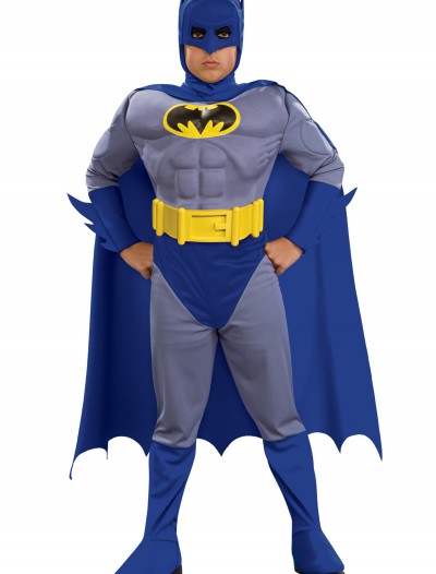 Child Deluxe Muscle Chest Batman, halloween costume (Child Deluxe Muscle Chest Batman)