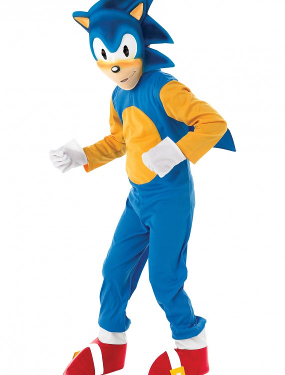 Child Deluxe Sonic Costume, halloween costume (Child Deluxe Sonic Costume)