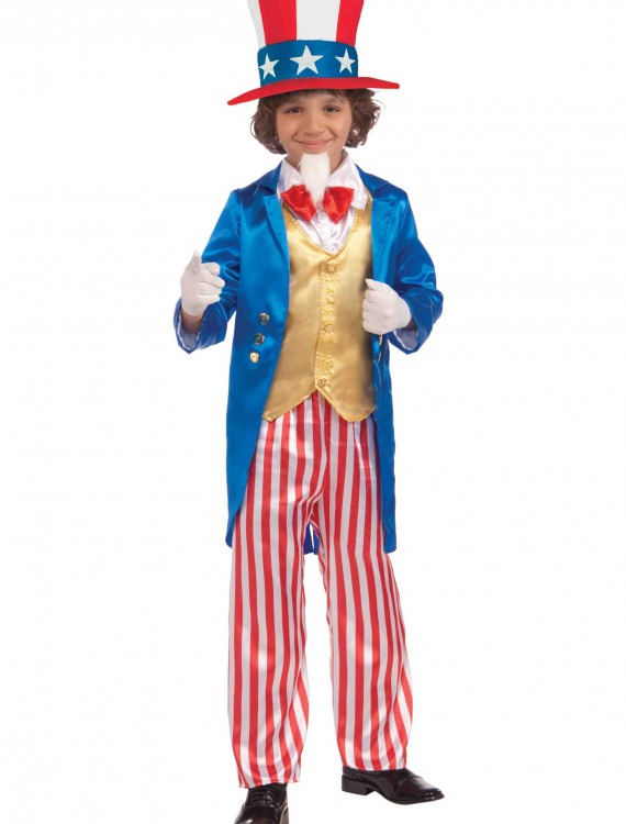 Child Deluxe Uncle Sam Costume, halloween costume (Child Deluxe Uncle Sam Costume)