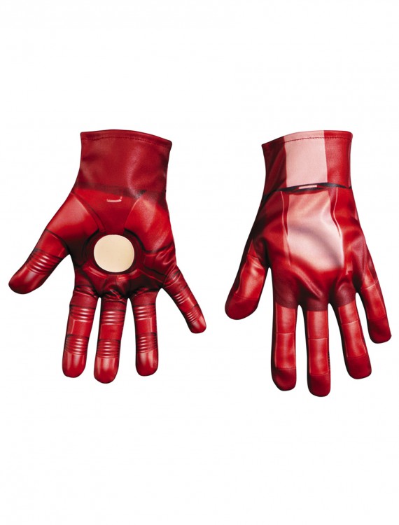 Child Iron Patriot Gloves, halloween costume (Child Iron Patriot Gloves)