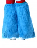 Child Light Blue Furry Boot Covers, halloween costume (Child Light Blue Furry Boot Covers)