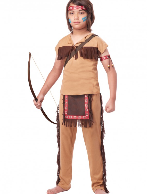 Child Native American Brave Costume, halloween costume (Child Native American Brave Costume)