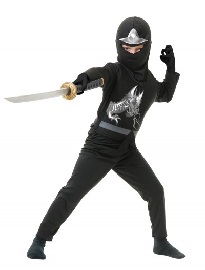 Child Ninja Avengers Series II Black Costume, halloween costume (Child Ninja Avengers Series II Black Costume)