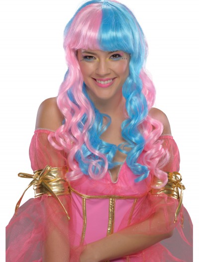 Child Pink and Blue Candy Fairy Wig, halloween costume (Child Pink and Blue Candy Fairy Wig)