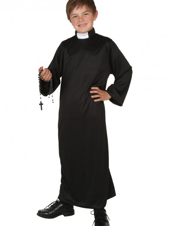 Child Priest Costume, halloween costume (Child Priest Costume)