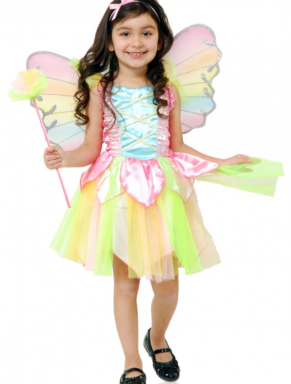 Child Rainbow Princess Fairy Costume, halloween costume (Child Rainbow Princess Fairy Costume)