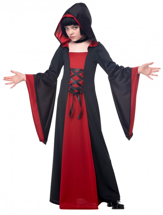 Child Red Hooded Robe, halloween costume (Child Red Hooded Robe)