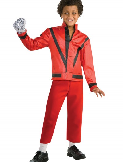 Child Red Thriller Jacket, halloween costume (Child Red Thriller Jacket)