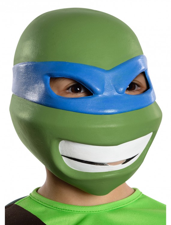 Child TMNT Leonardo 3/4 Mask, halloween costume (Child TMNT Leonardo 3/4 Mask)