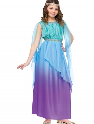 Child Tricolor Ombre Goddess Costume, halloween costume (Child Tricolor Ombre Goddess Costume)