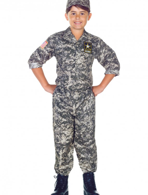 Child U.S. Army Camo Costume, halloween costume (Child U.S. Army Camo Costume)