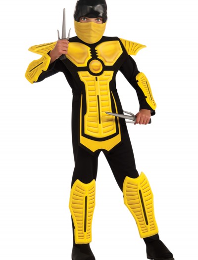 Child Yellow Ninja Costume, halloween costume (Child Yellow Ninja Costume)