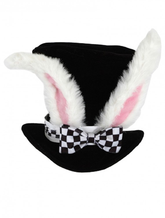 Child's White Rabbit Hat, halloween costume (Child's White Rabbit Hat)