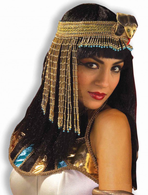 Cleopatra Beaded Snake Headband, halloween costume (Cleopatra Beaded Snake Headband)