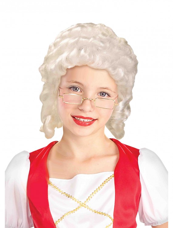 Colonial Girl Wig, halloween costume (Colonial Girl Wig)