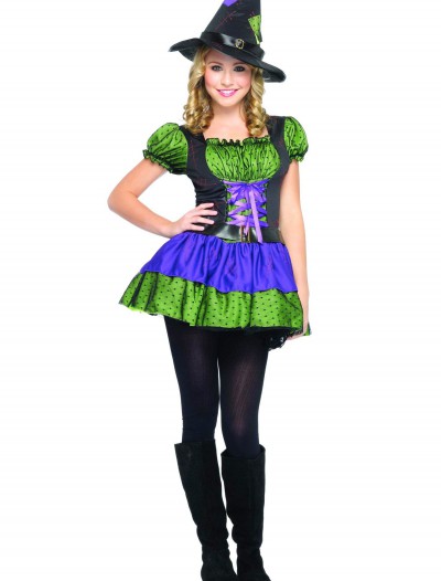 Colorful Teen Witch Costume, halloween costume (Colorful Teen Witch Costume)